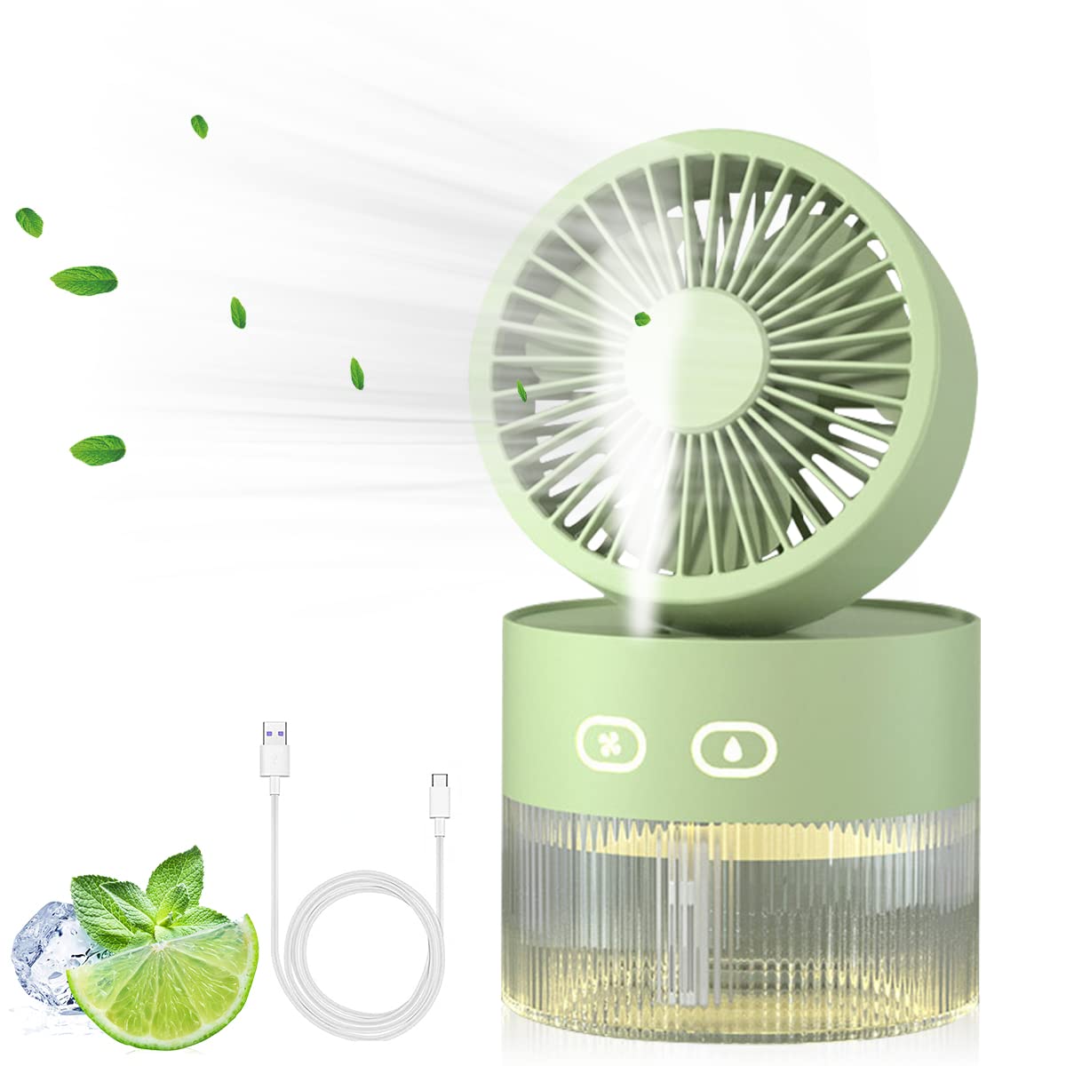 ZORBES 2 IN 1 USB Portable Fan with Humidifier USB Desktop Fan Foldable Office Personal Fan, 3 Speeds Adjustable Cool Mist Fan Quiet Cool Mist USB Desktop Fan for Home, Car, Office ZORBES 2 IN 1 USB Portable Fan with Humidifier USB Desktop Fan Foldable Office Personal Fan, 3 Speeds Adjustable Cool Mist Fan Quiet Cool Mist USB Desktop Fan for Home, Car, Office